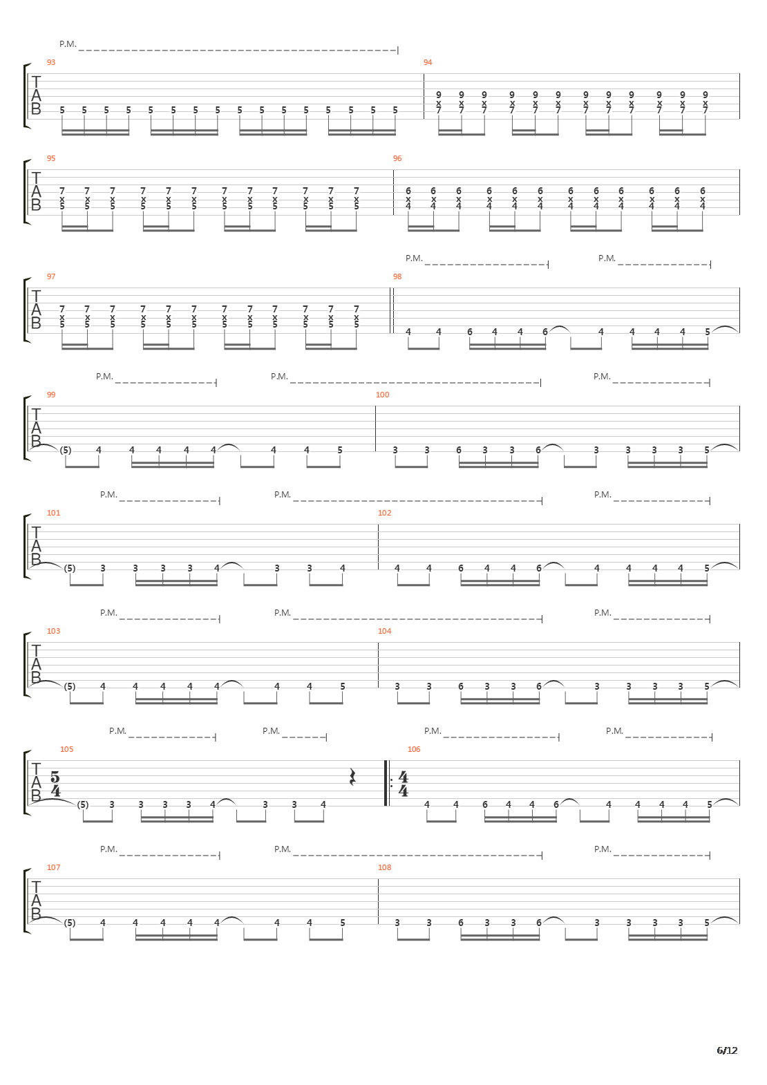 Zero Signal吉他谱