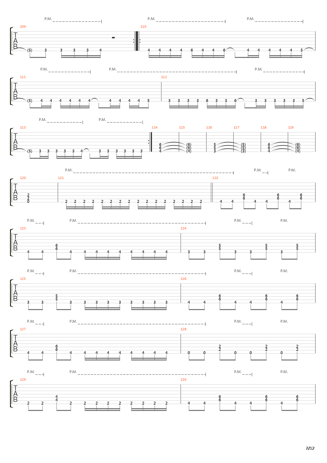 Zero Signal吉他谱