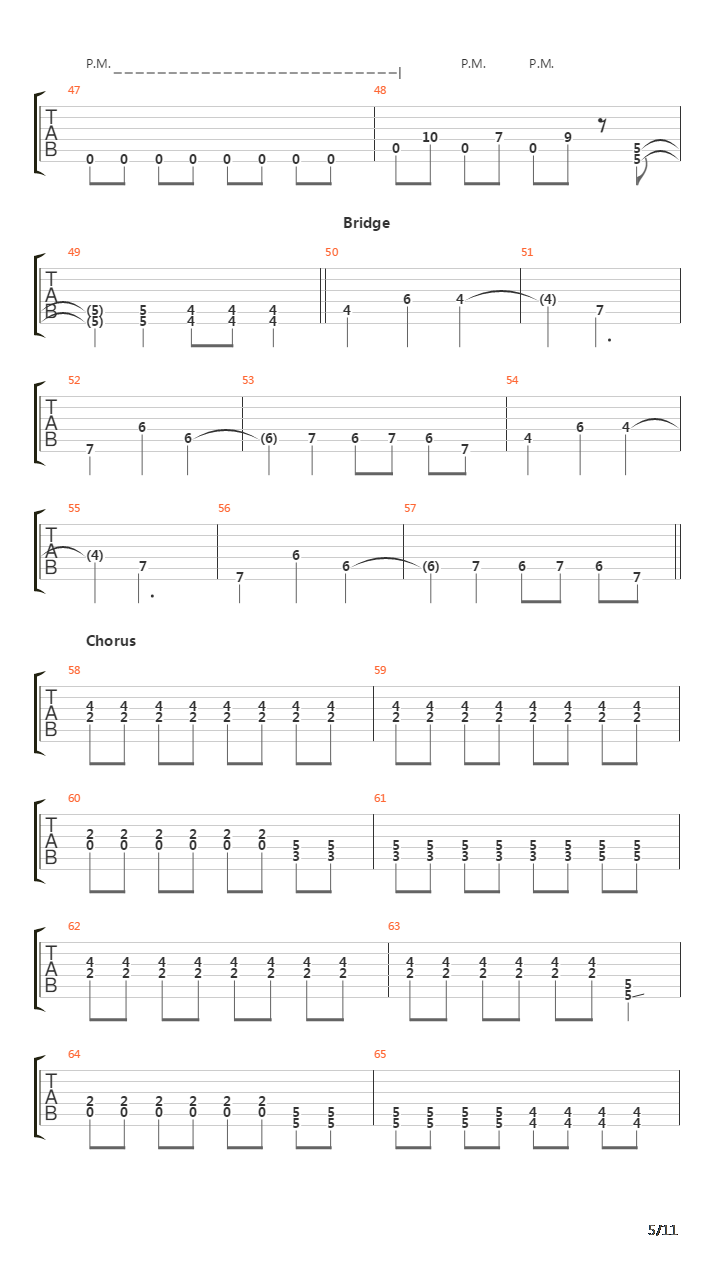 Falling To Pieces吉他谱