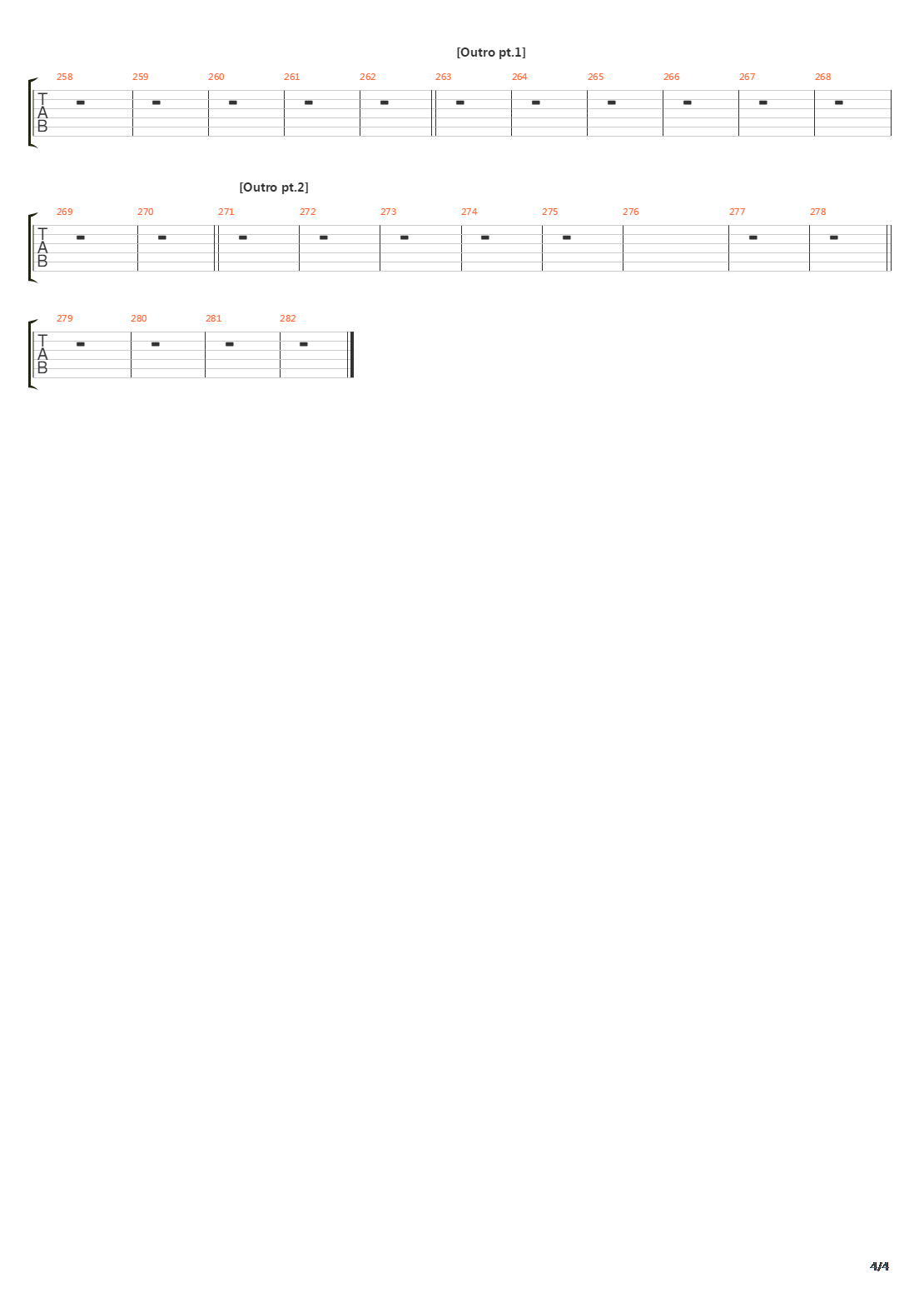 Into The Fire吉他谱