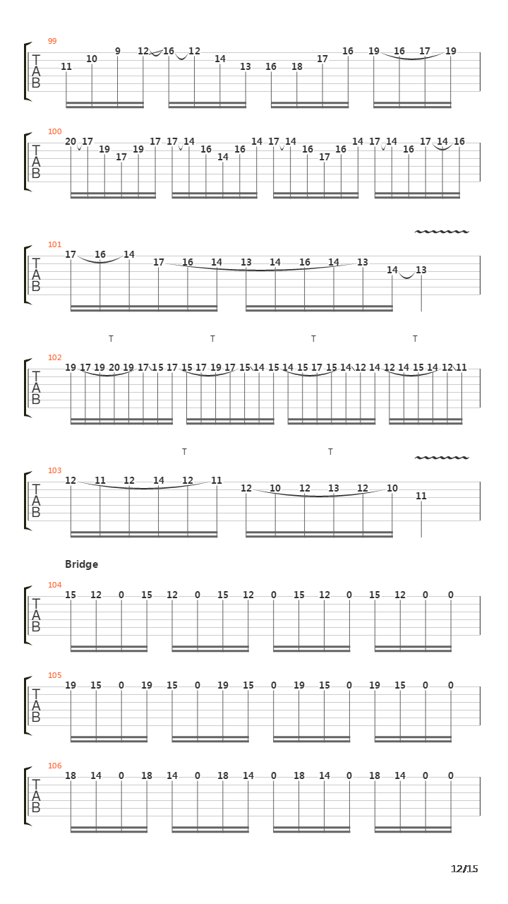 Wall Of Sound吉他谱