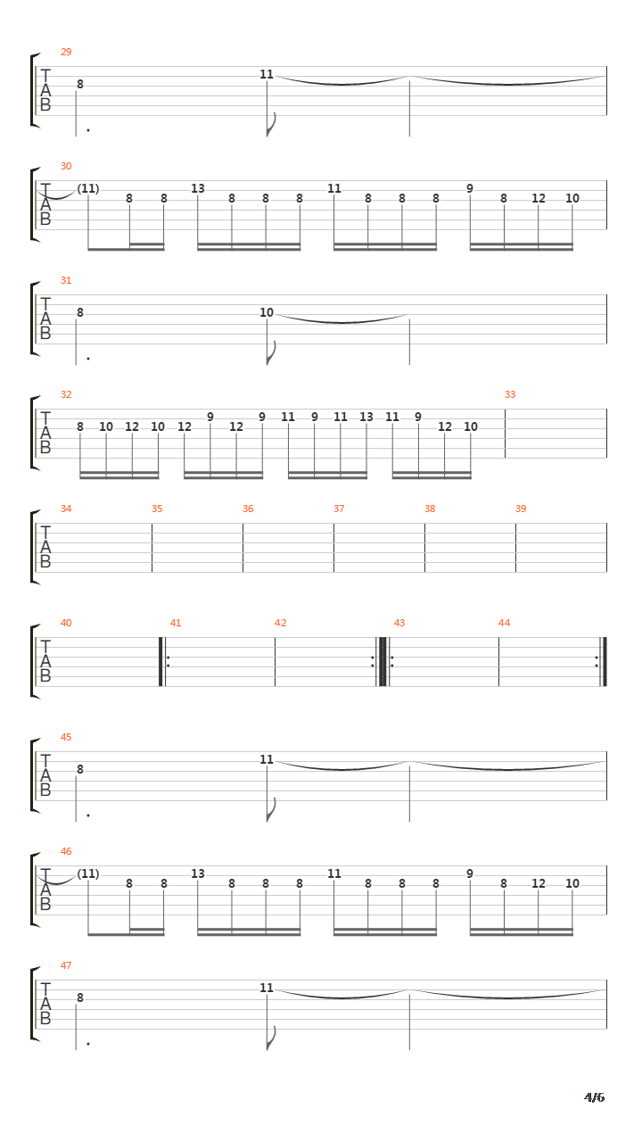 Canto 34吉他谱