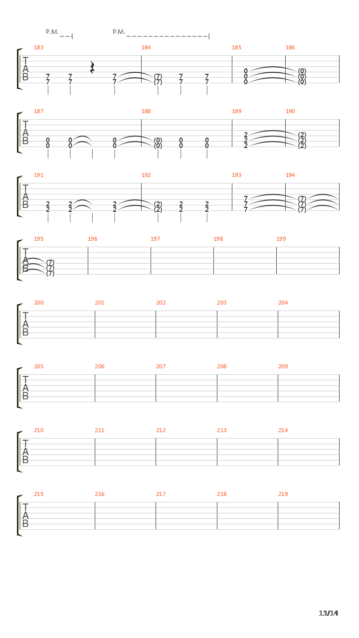 Canto 34吉他谱