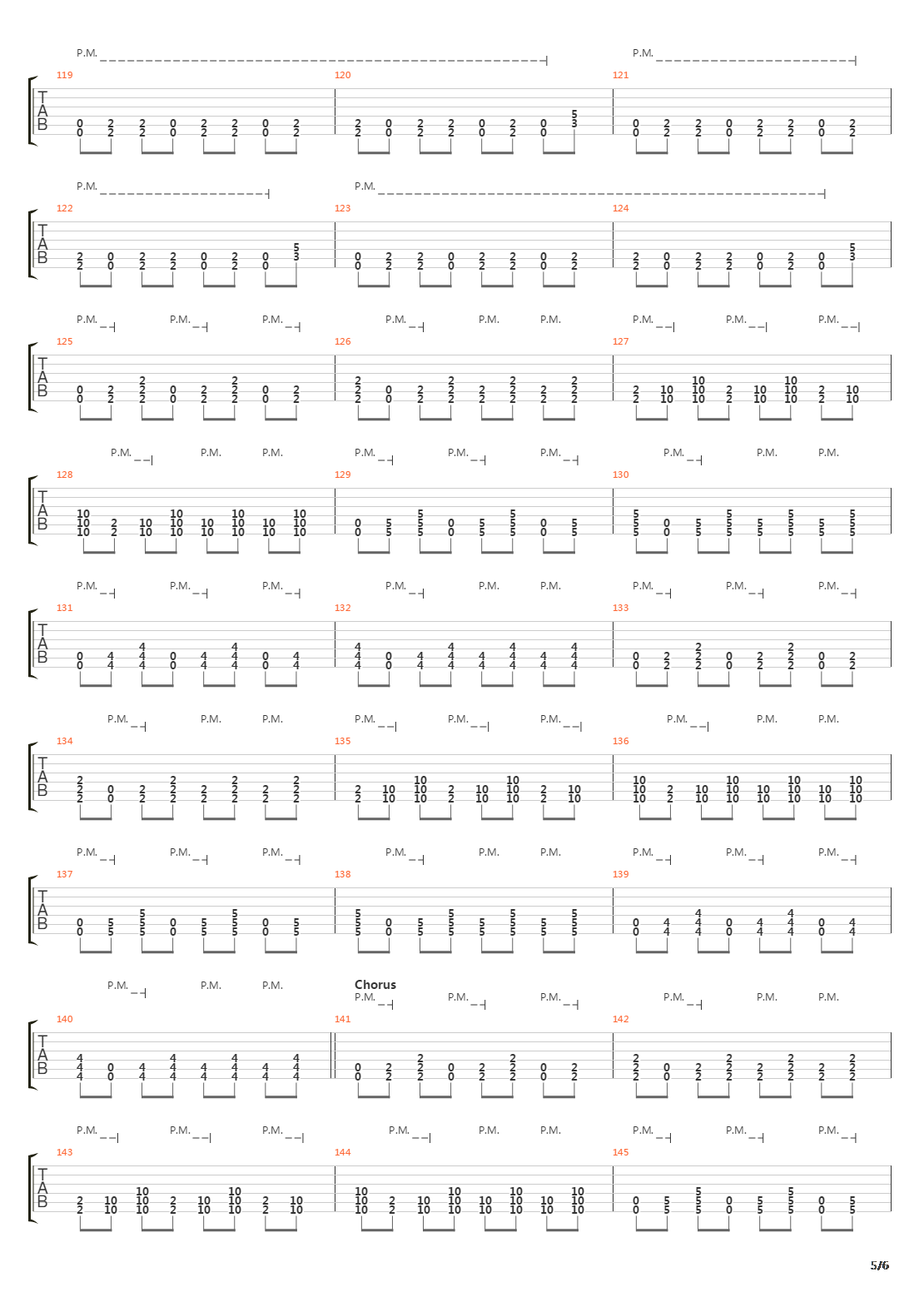 Coming Down吉他谱