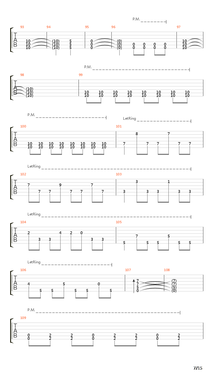 Coming Down吉他谱