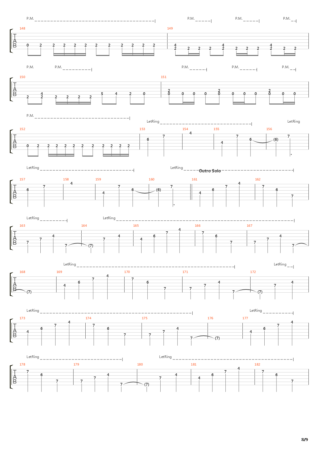 The Way Of The Fist吉他谱