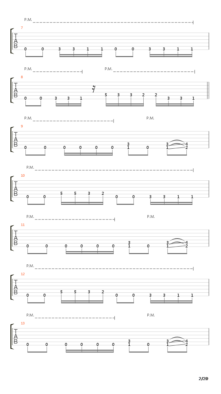 The Way Of The Fist吉他谱