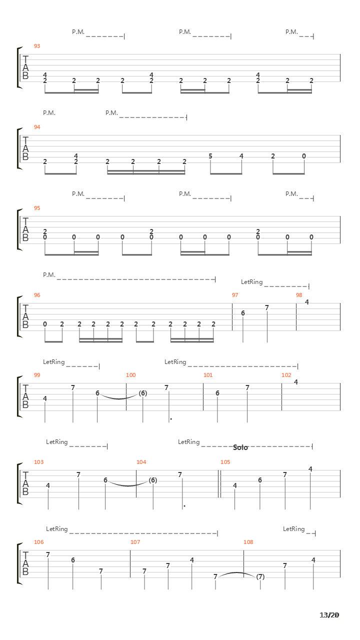 The Way Of The Fist吉他谱