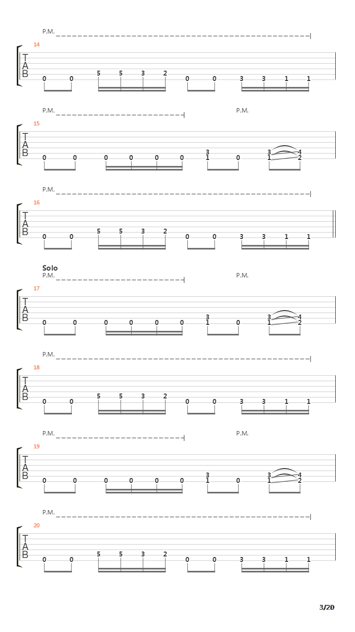 The Way Of The Fist吉他谱