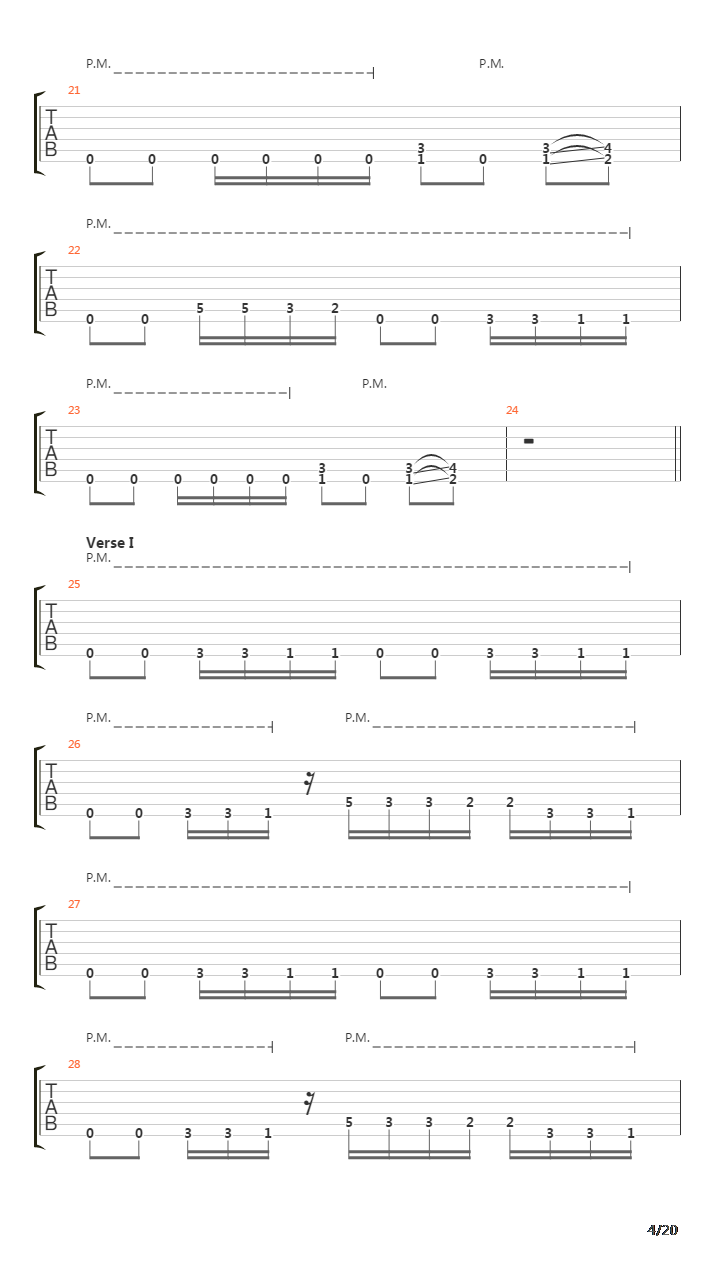 The Way Of The Fist吉他谱