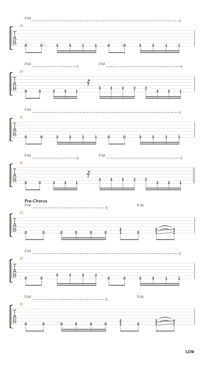 The Way Of The Fist吉他谱