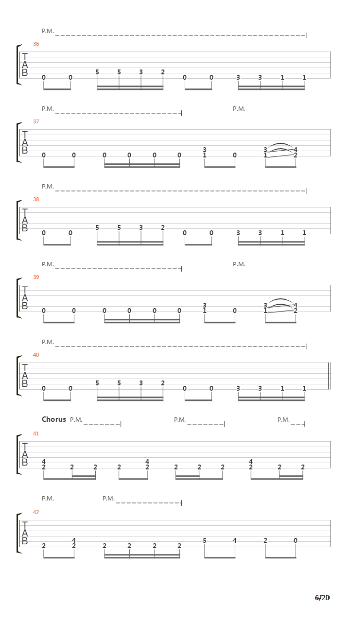 The Way Of The Fist吉他谱