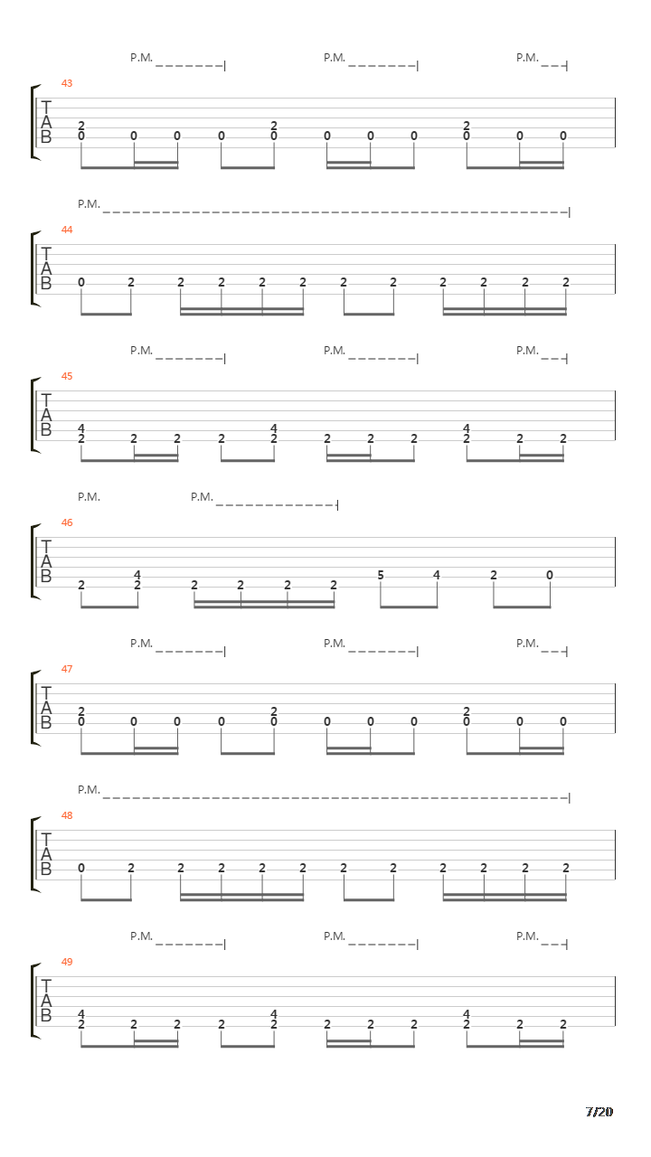 The Way Of The Fist吉他谱