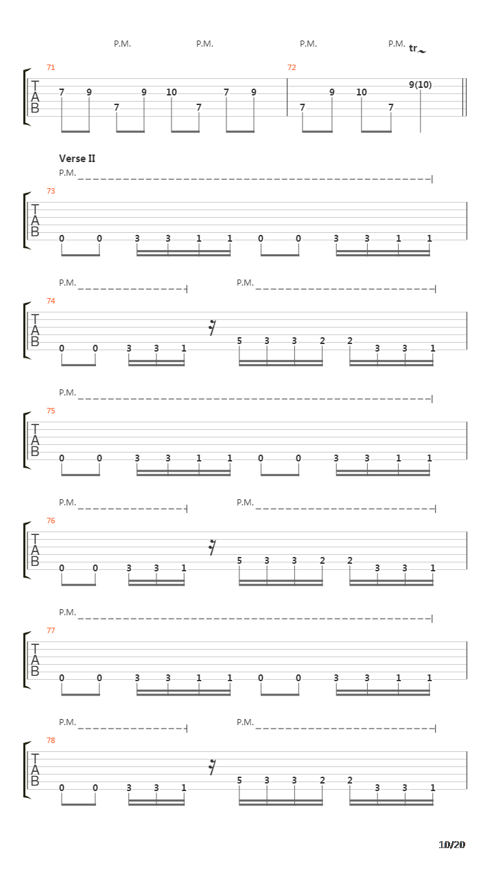 The Way Of The Fist吉他谱