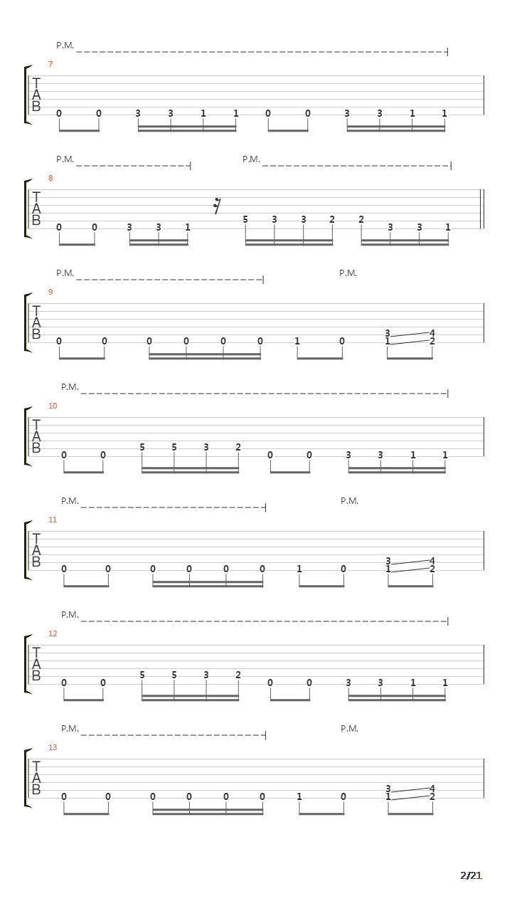 The Way Of The Fist吉他谱