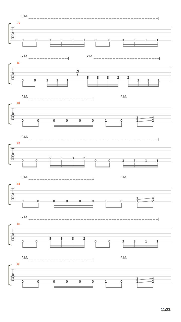 The Way Of The Fist吉他谱