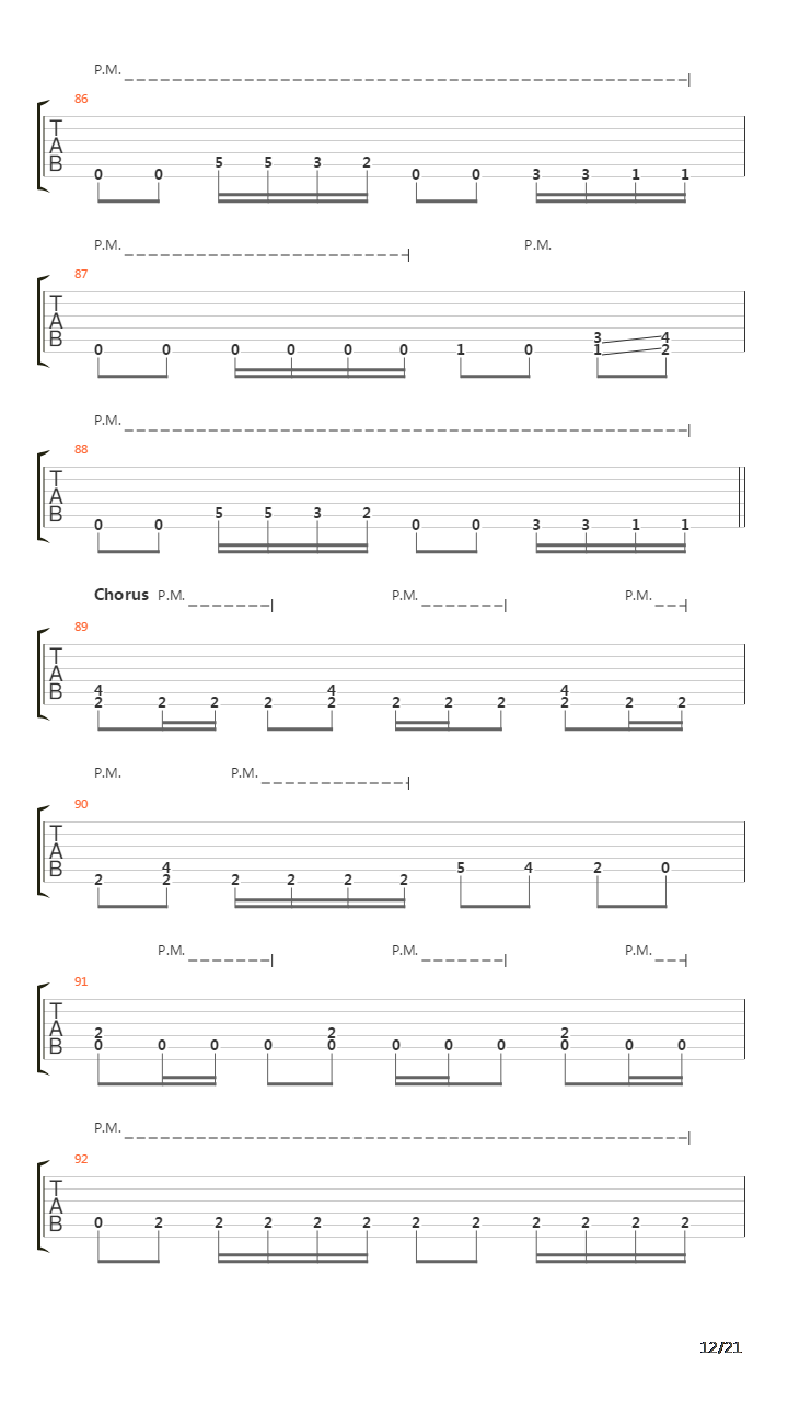 The Way Of The Fist吉他谱