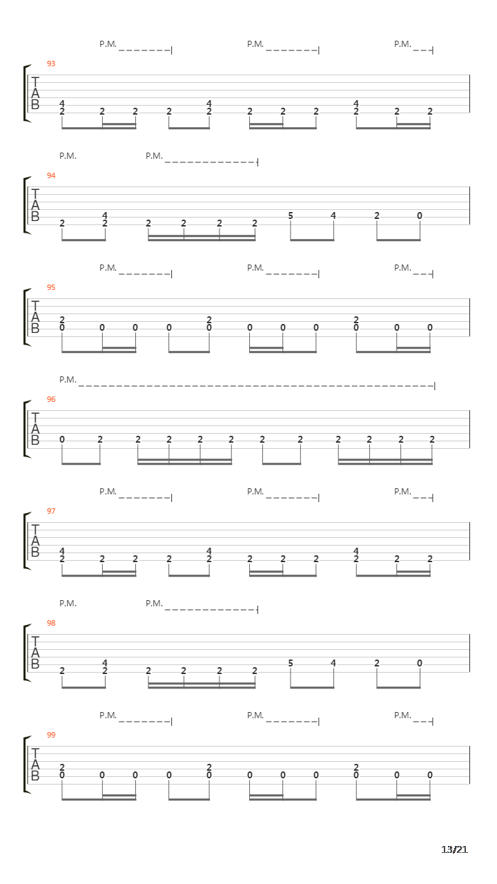 The Way Of The Fist吉他谱