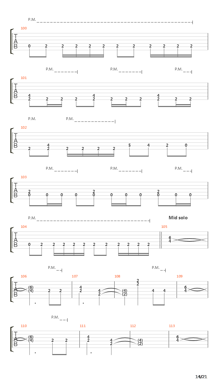 The Way Of The Fist吉他谱