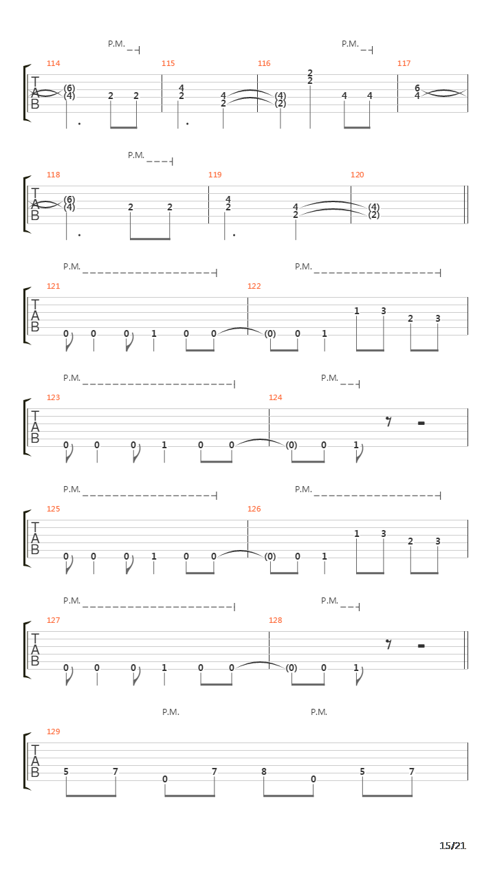 The Way Of The Fist吉他谱