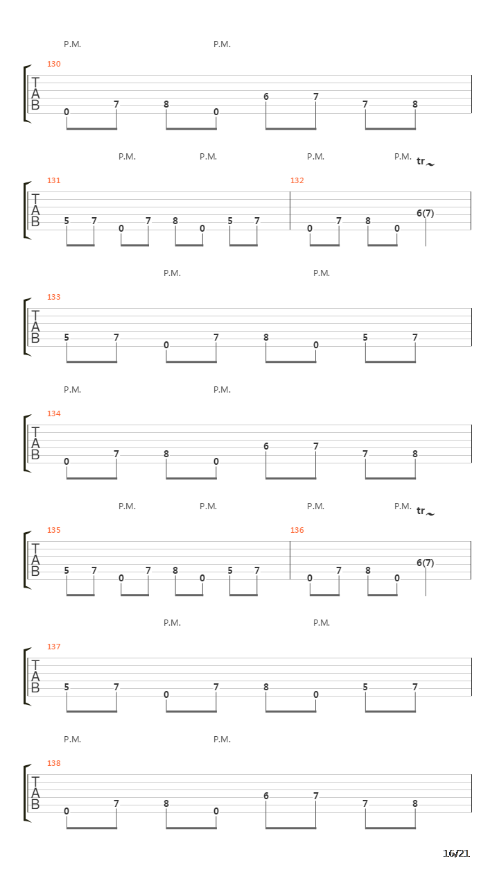 The Way Of The Fist吉他谱