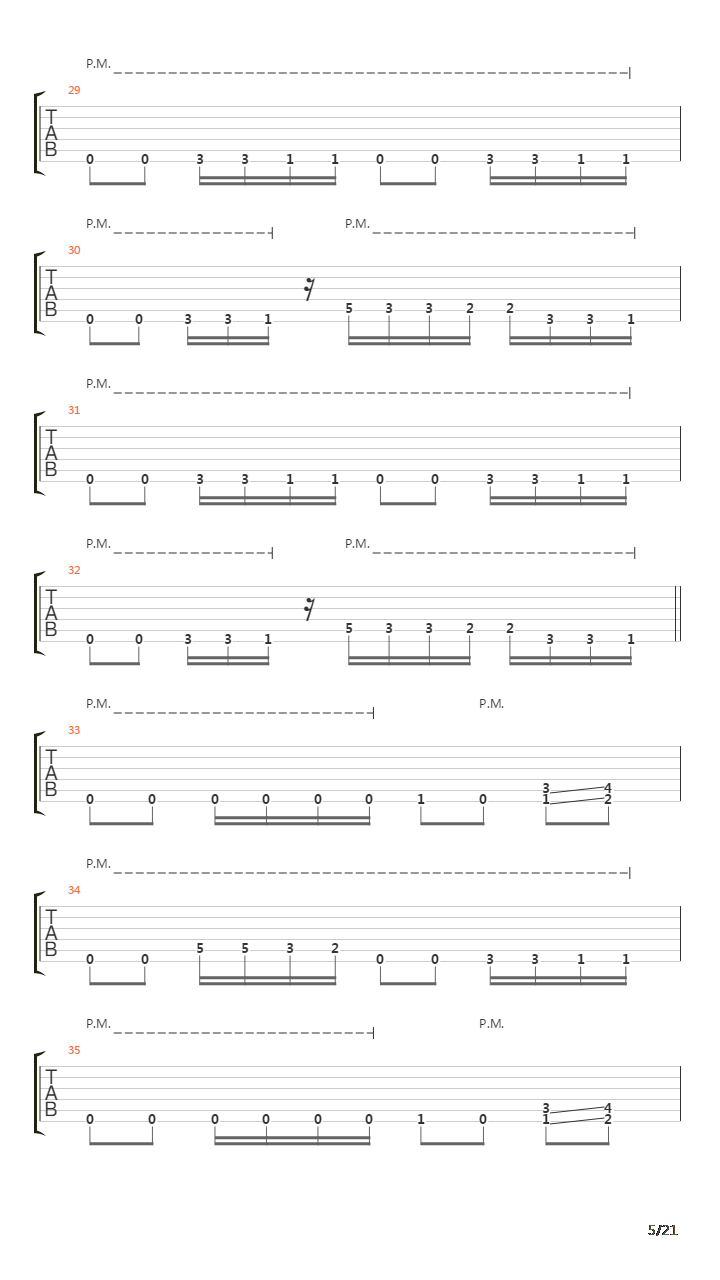 The Way Of The Fist吉他谱