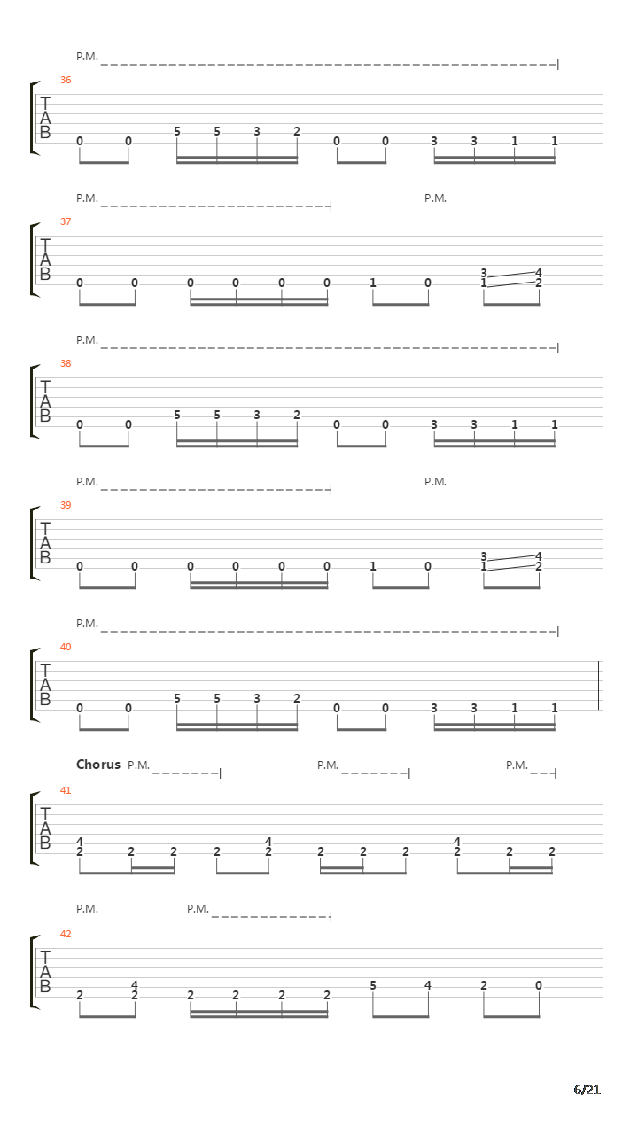 The Way Of The Fist吉他谱