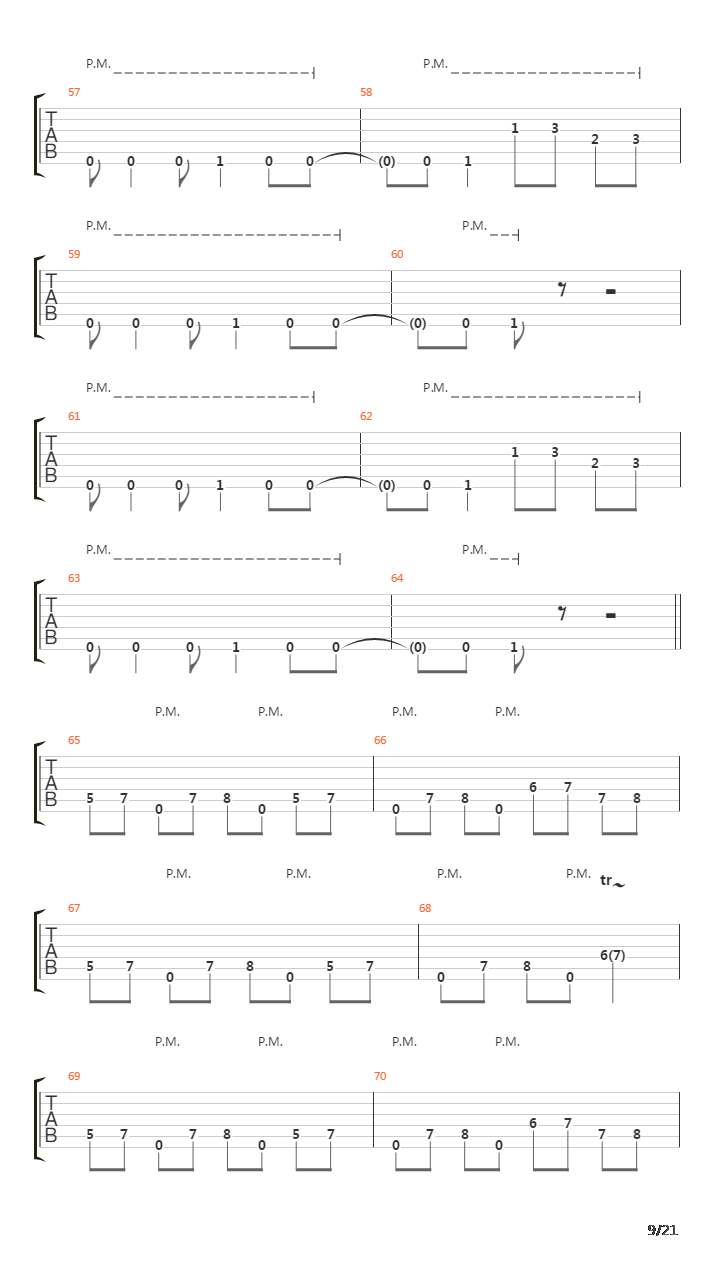 The Way Of The Fist吉他谱