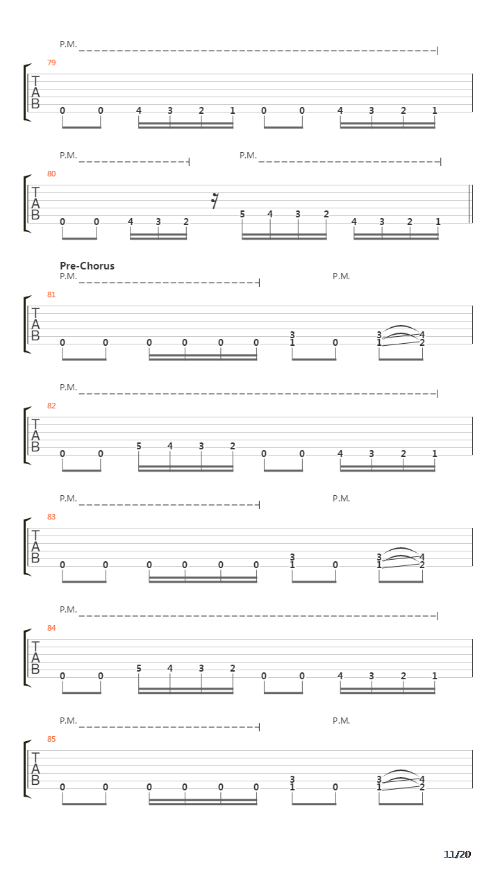 The Way Of The Fist吉他谱