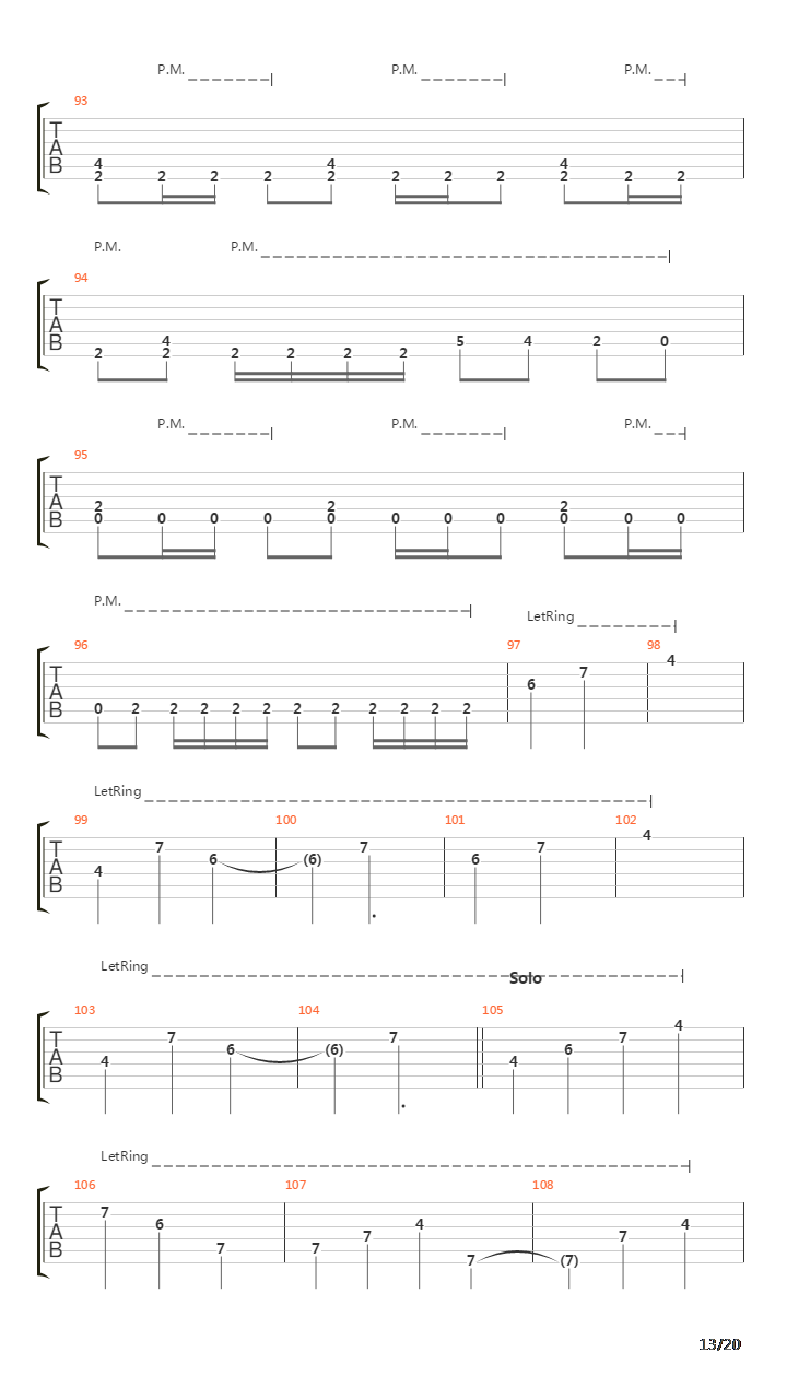 The Way Of The Fist吉他谱