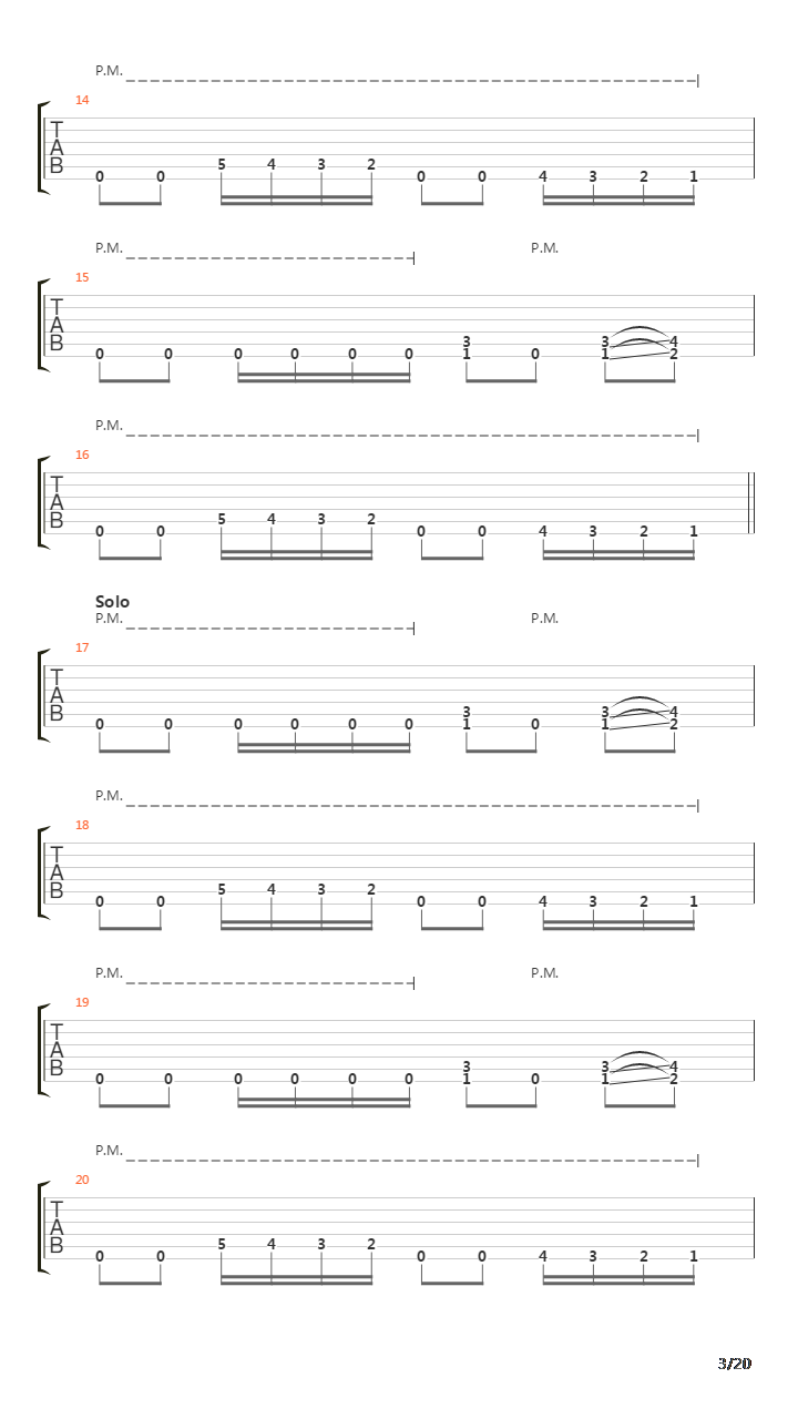 The Way Of The Fist吉他谱