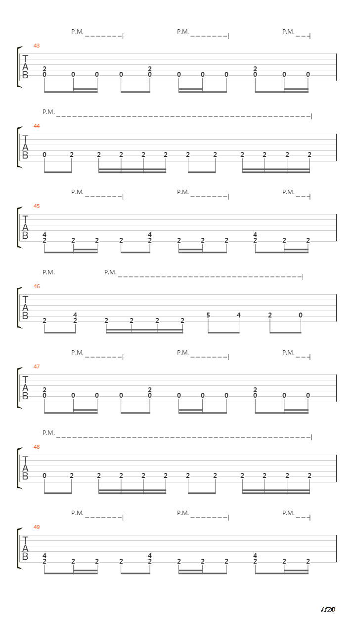 The Way Of The Fist吉他谱