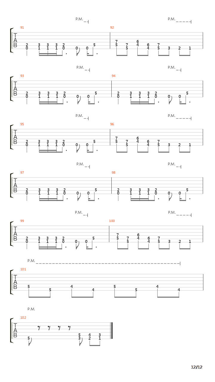 You吉他谱