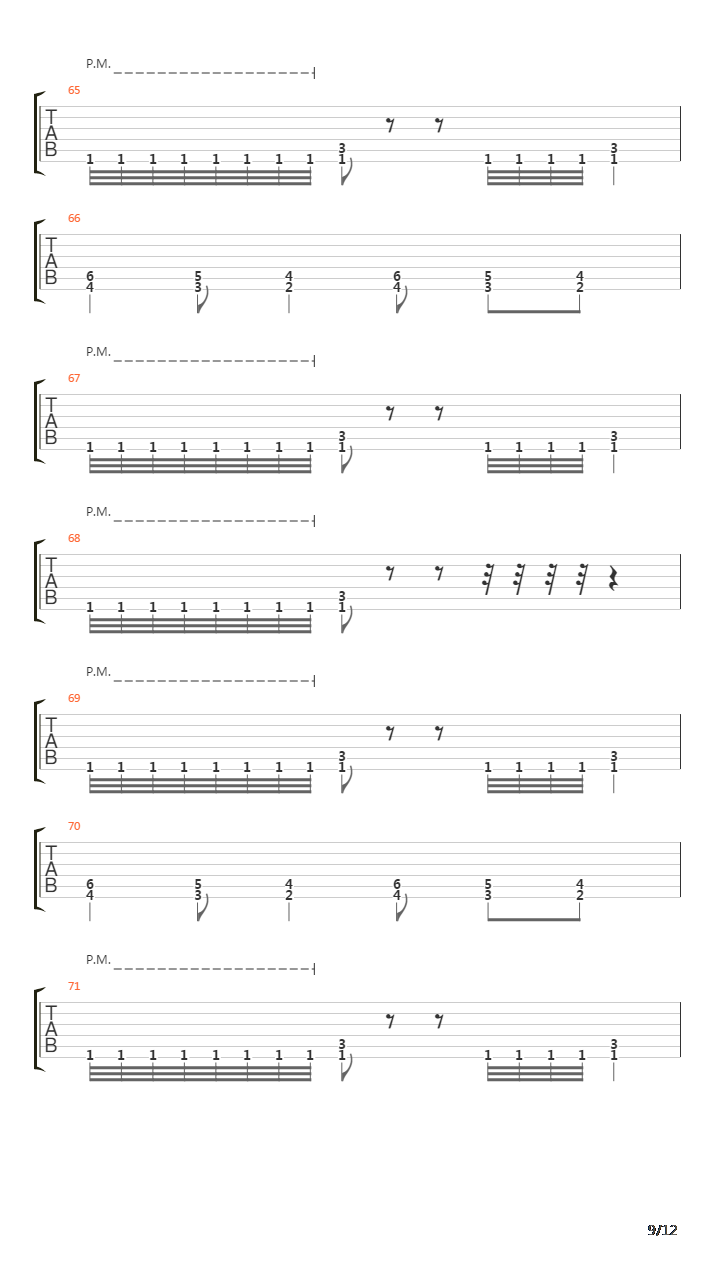 You吉他谱