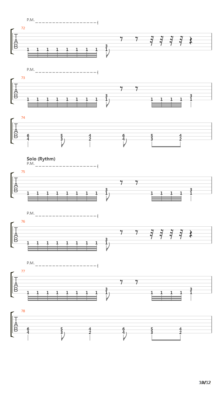 You吉他谱