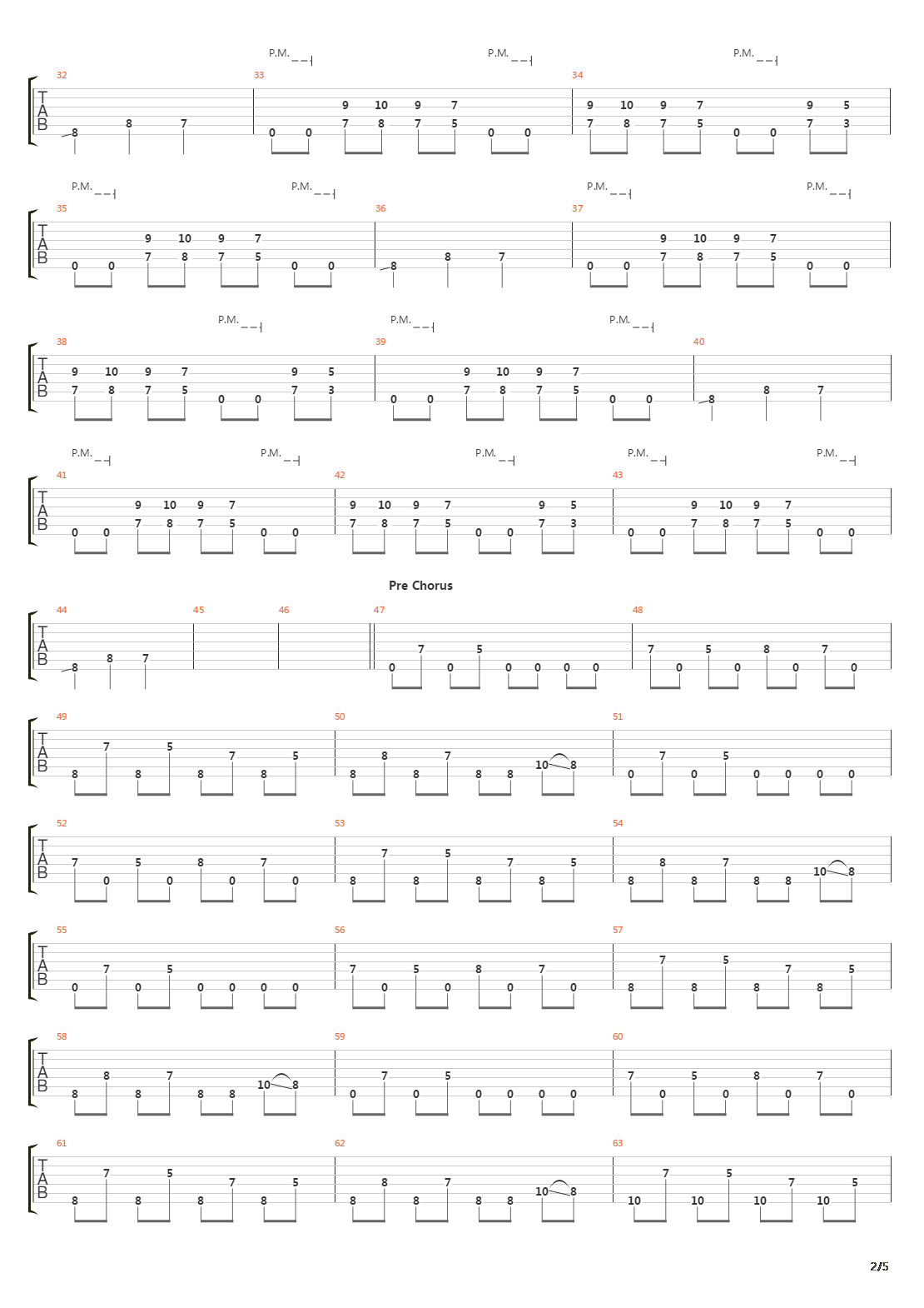 10 Scene Points To The Winner吉他谱
