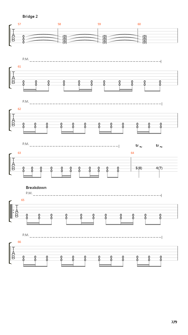 End Of Nothing吉他谱