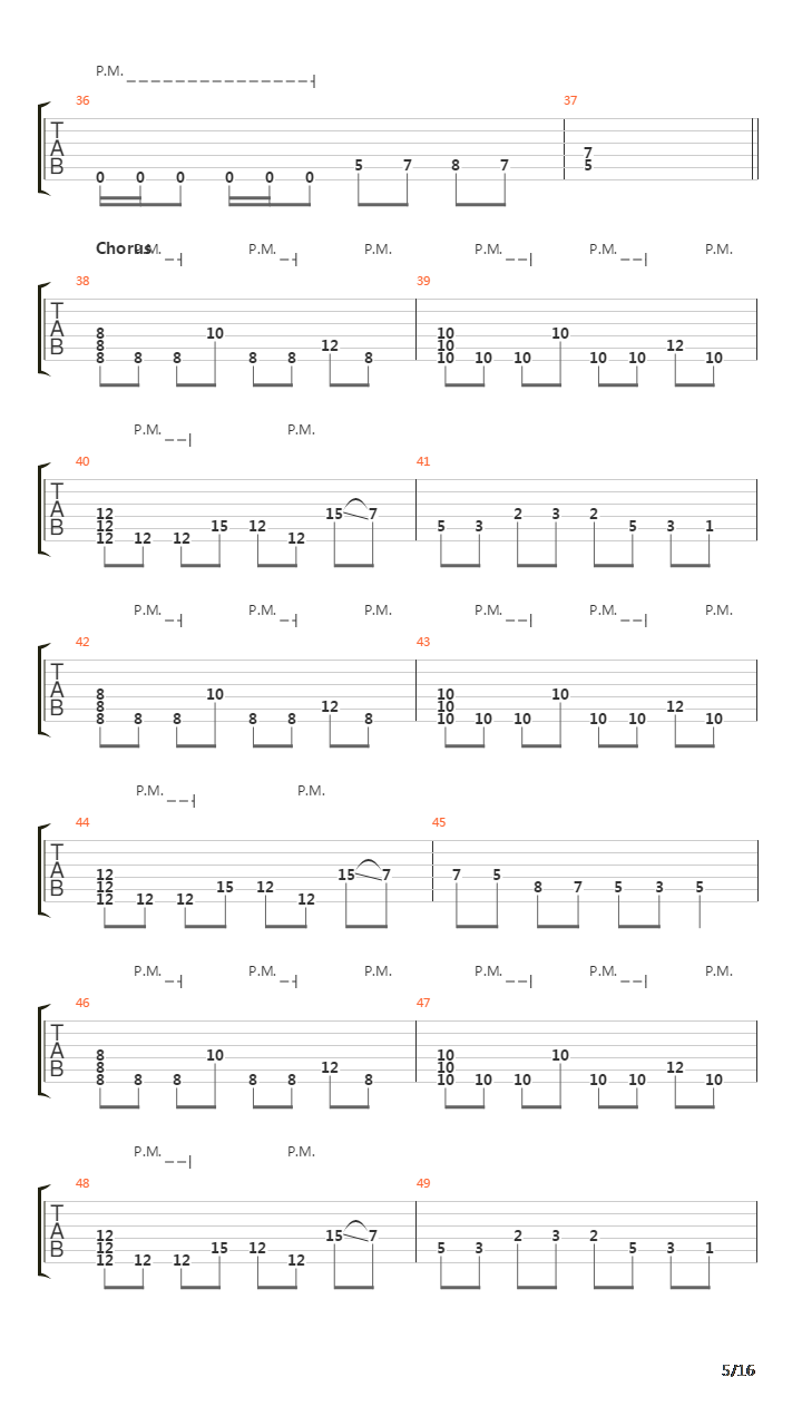 End Of Nothing吉他谱