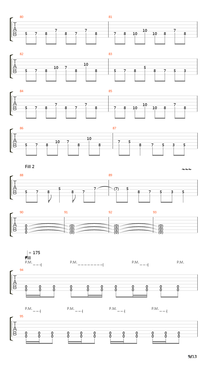 End Of Nothing吉他谱