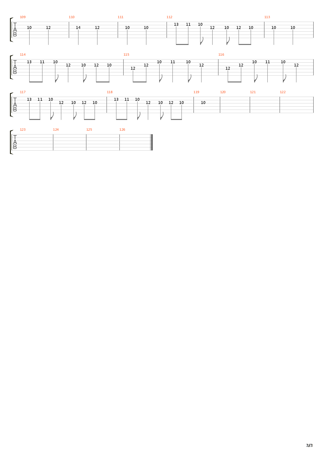 Into Oblivion Reunion吉他谱