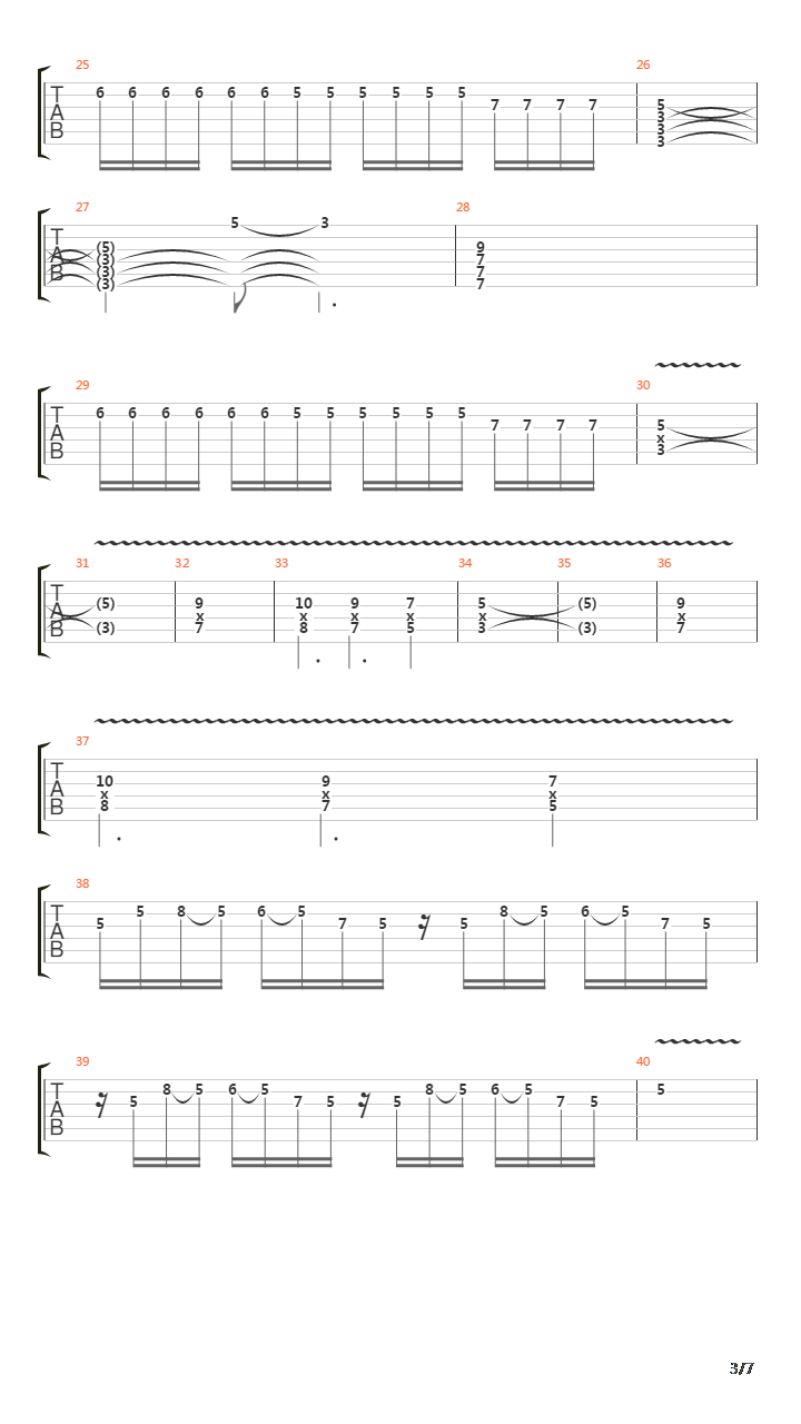 Juneau吉他谱