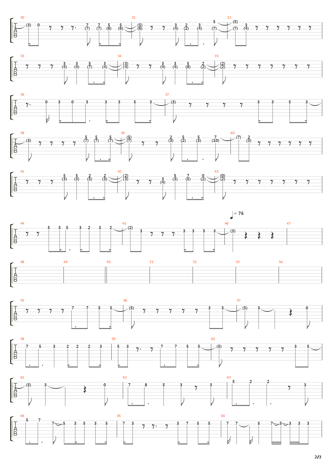 Streetcar吉他谱