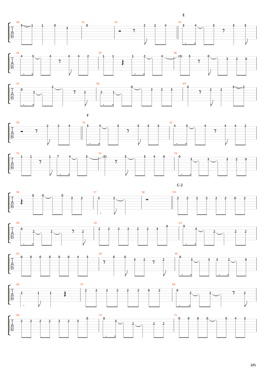 Dragon Carnival吉他谱