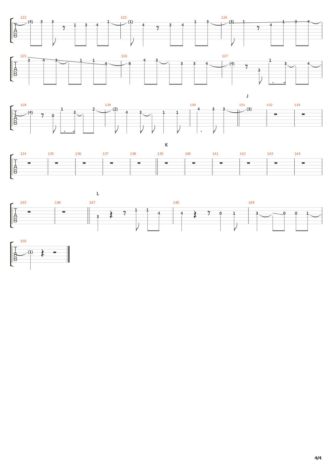 Sins吉他谱