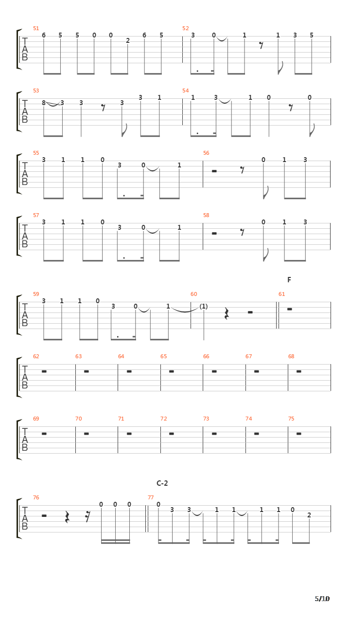 蝶(Chou)吉他谱