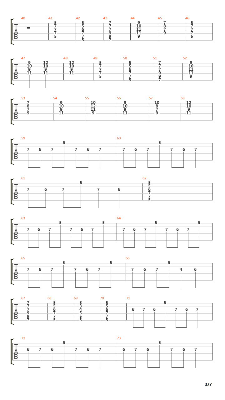 Sign吉他谱