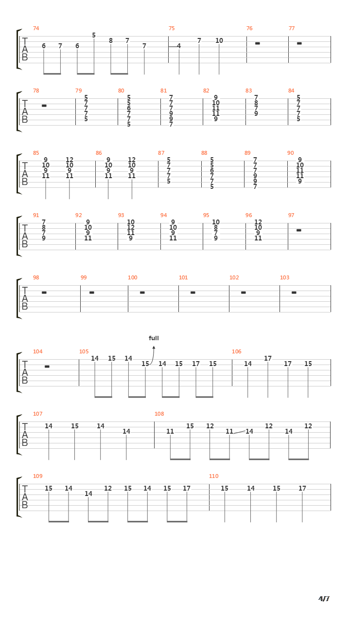 Sign吉他谱