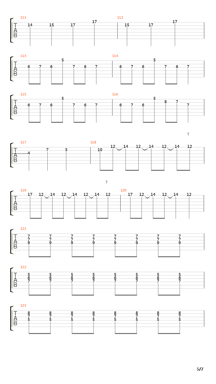 Sign吉他谱