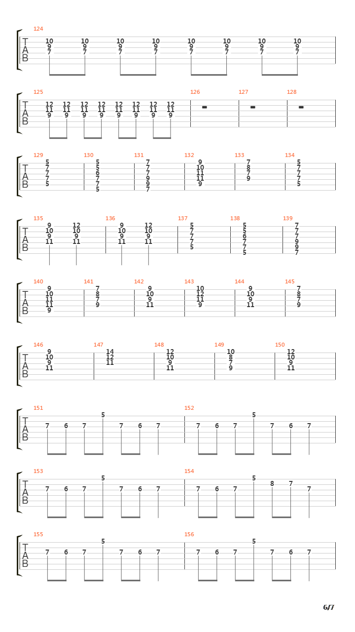 Sign吉他谱