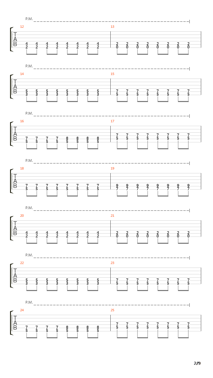 1989吉他谱